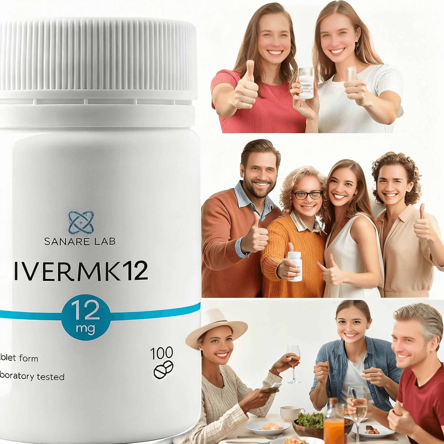 IVERMK  12mg 100 Tablets